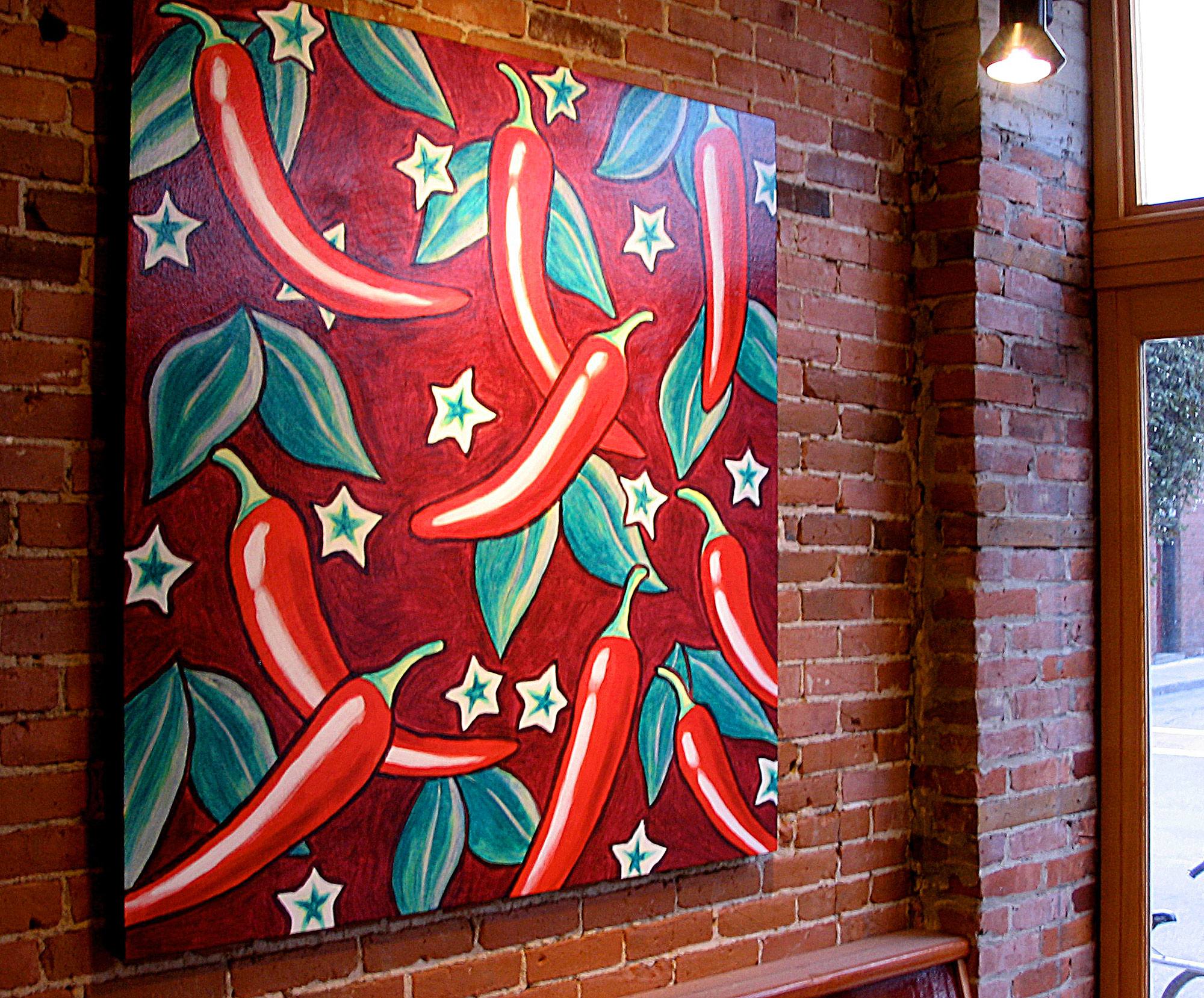 Paintings And Murals At Bueno Y Sano By Trace Meek