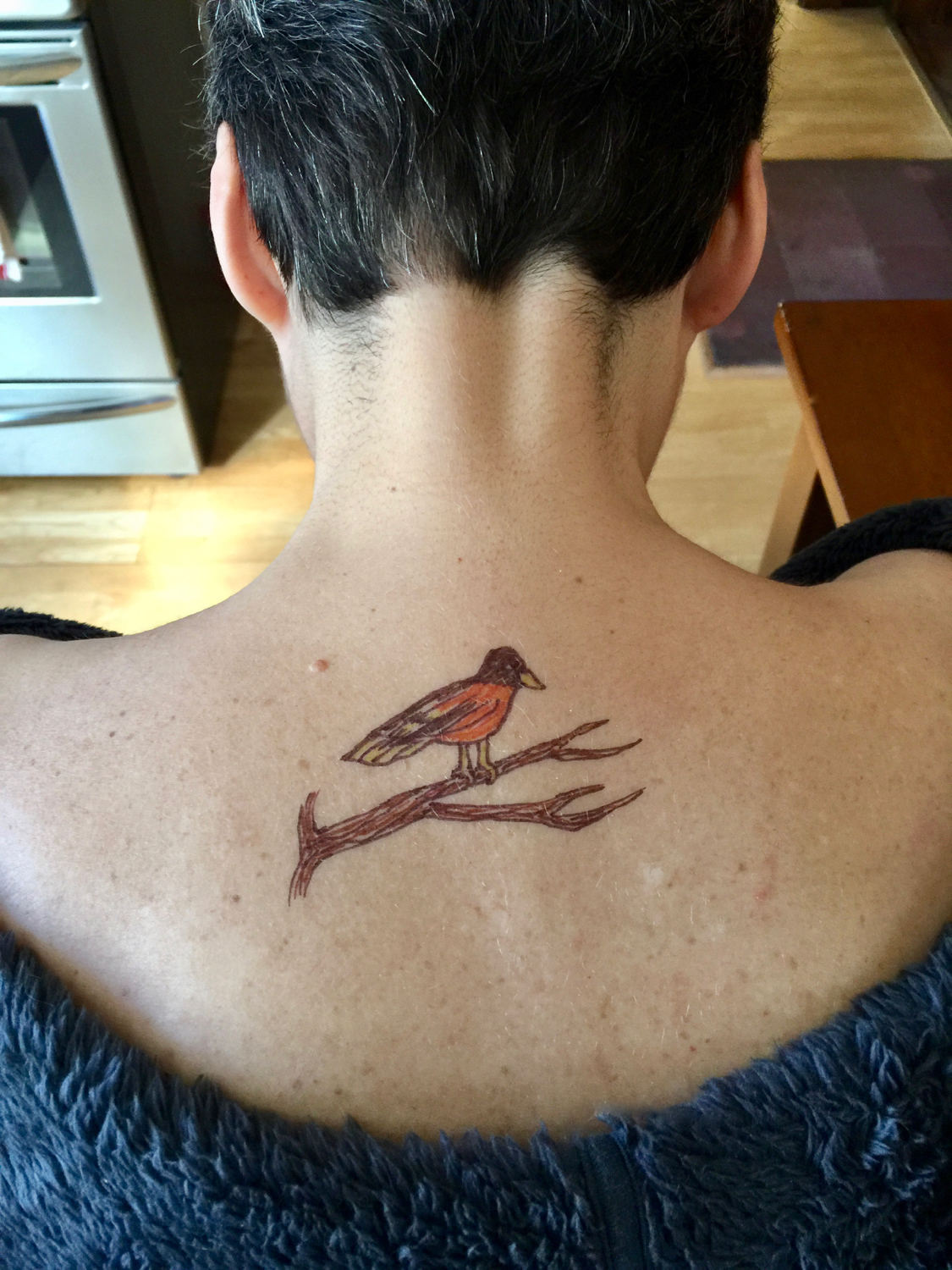 Temporary tattoo — copyright Trace Meek