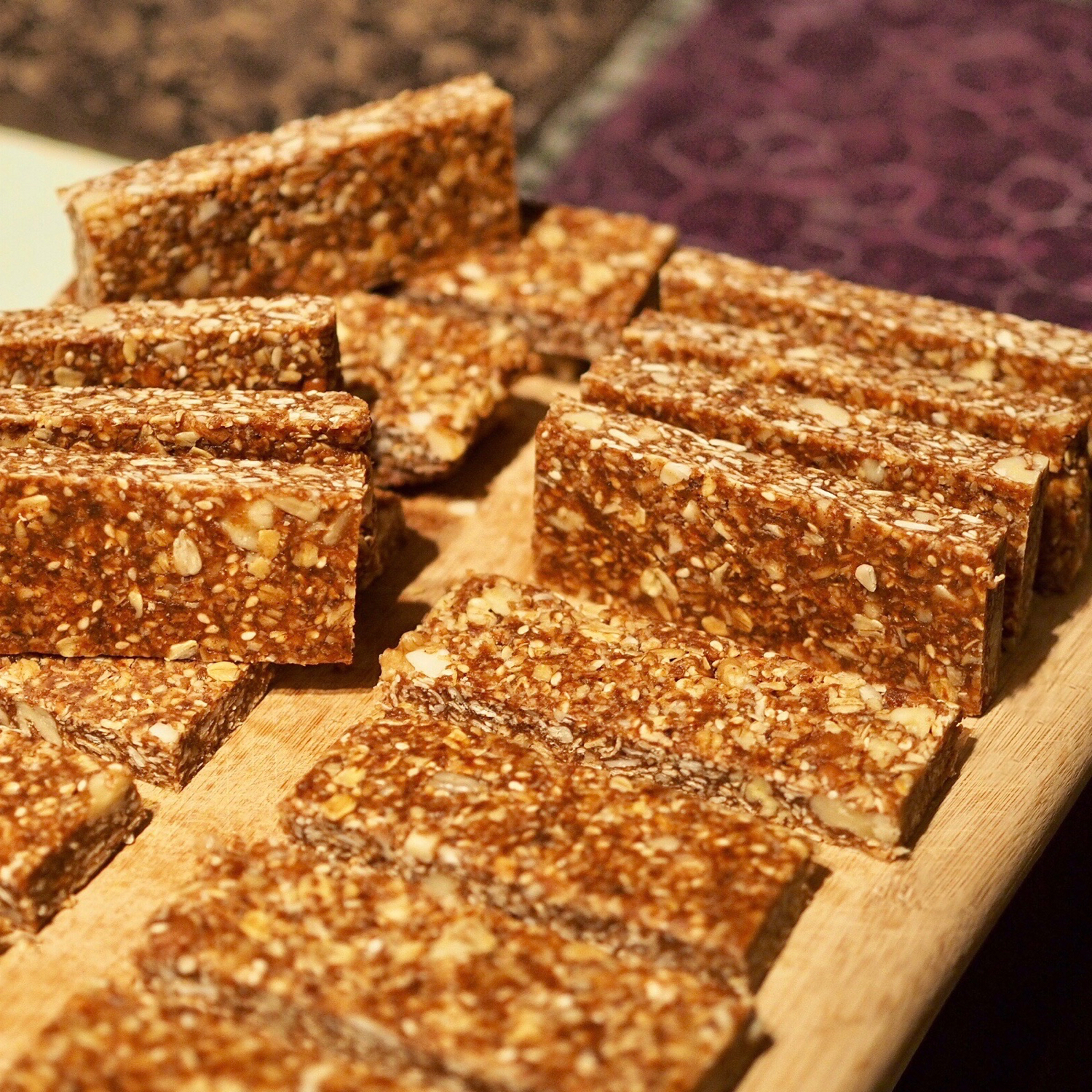 Homemade chewy granola bars — copyright Trace Meek