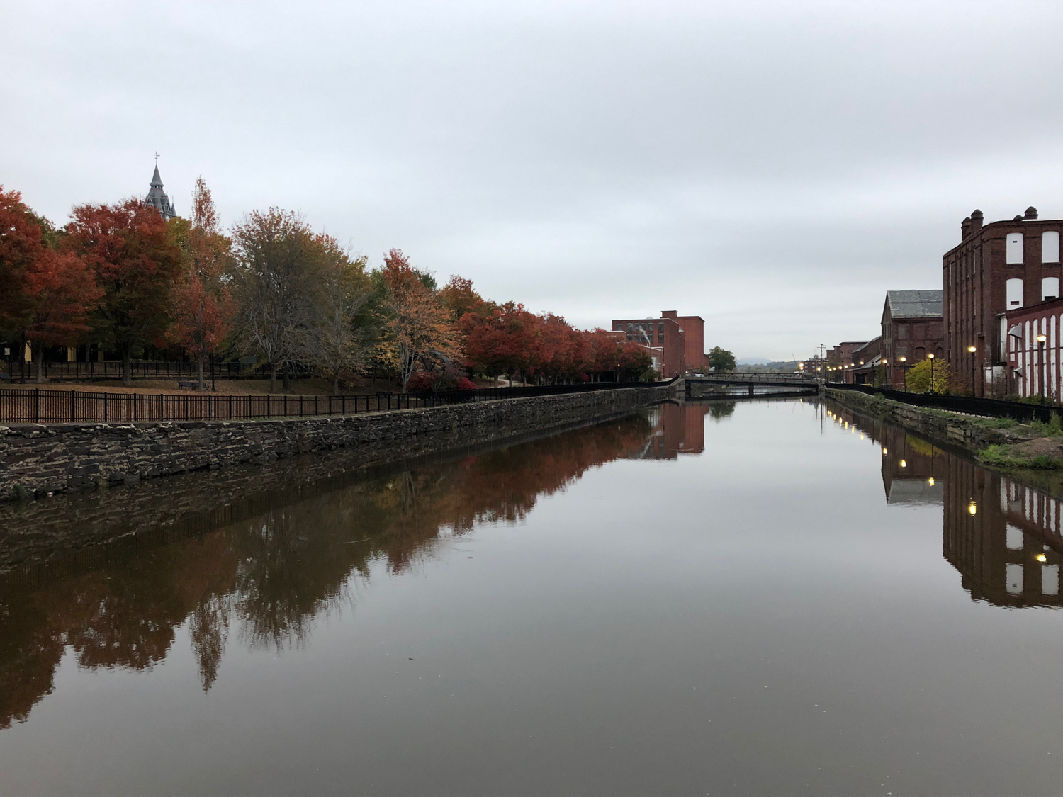View of a Holyoke canal — copyright Trace Meek