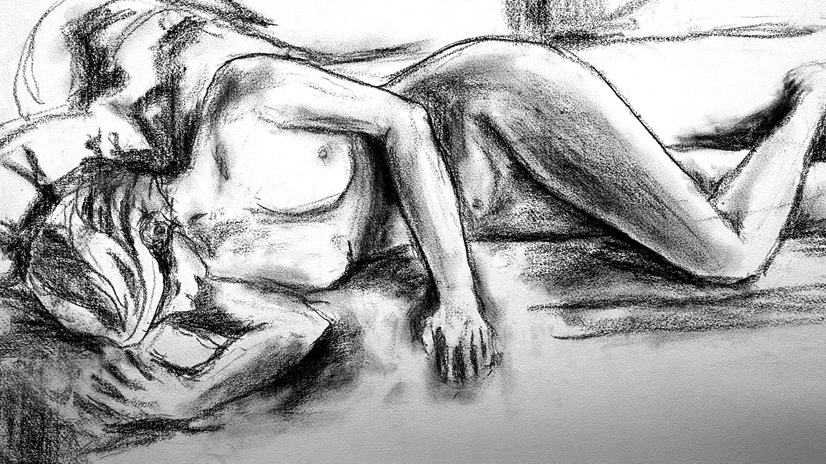 Figure Drawing by Trace Meek